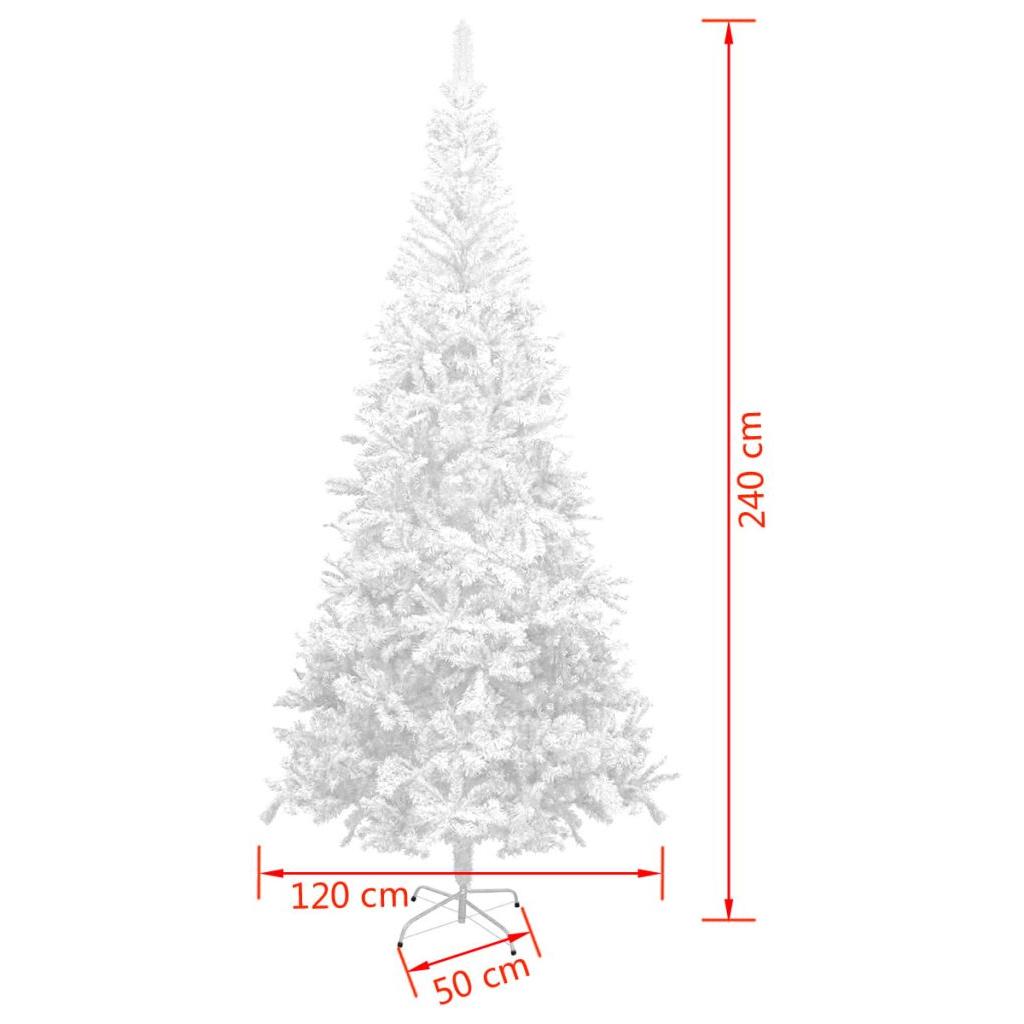 Dirbtinė Kalėdinė eglutė, L, 240 cm, balta