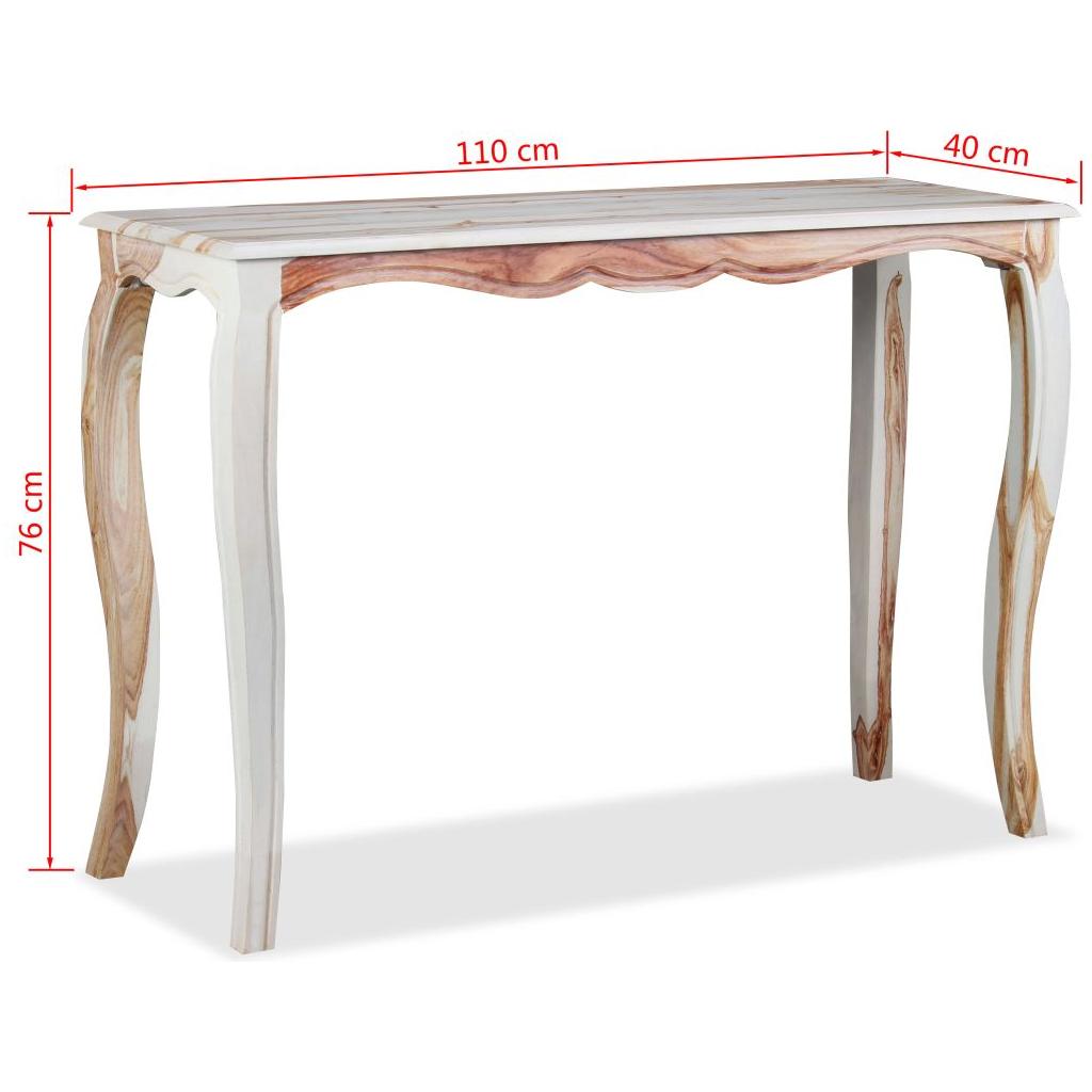 Konsolinis staliuk., rausv. dalbergijos med., 110x40x76cm