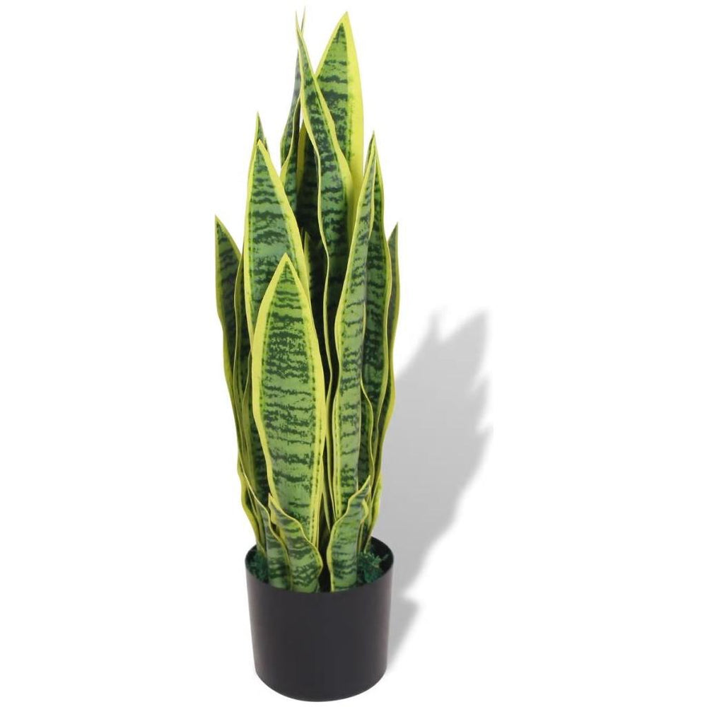 Dirbtinis augalas - Sansevjera su vazonu, 65 cm, žalia
