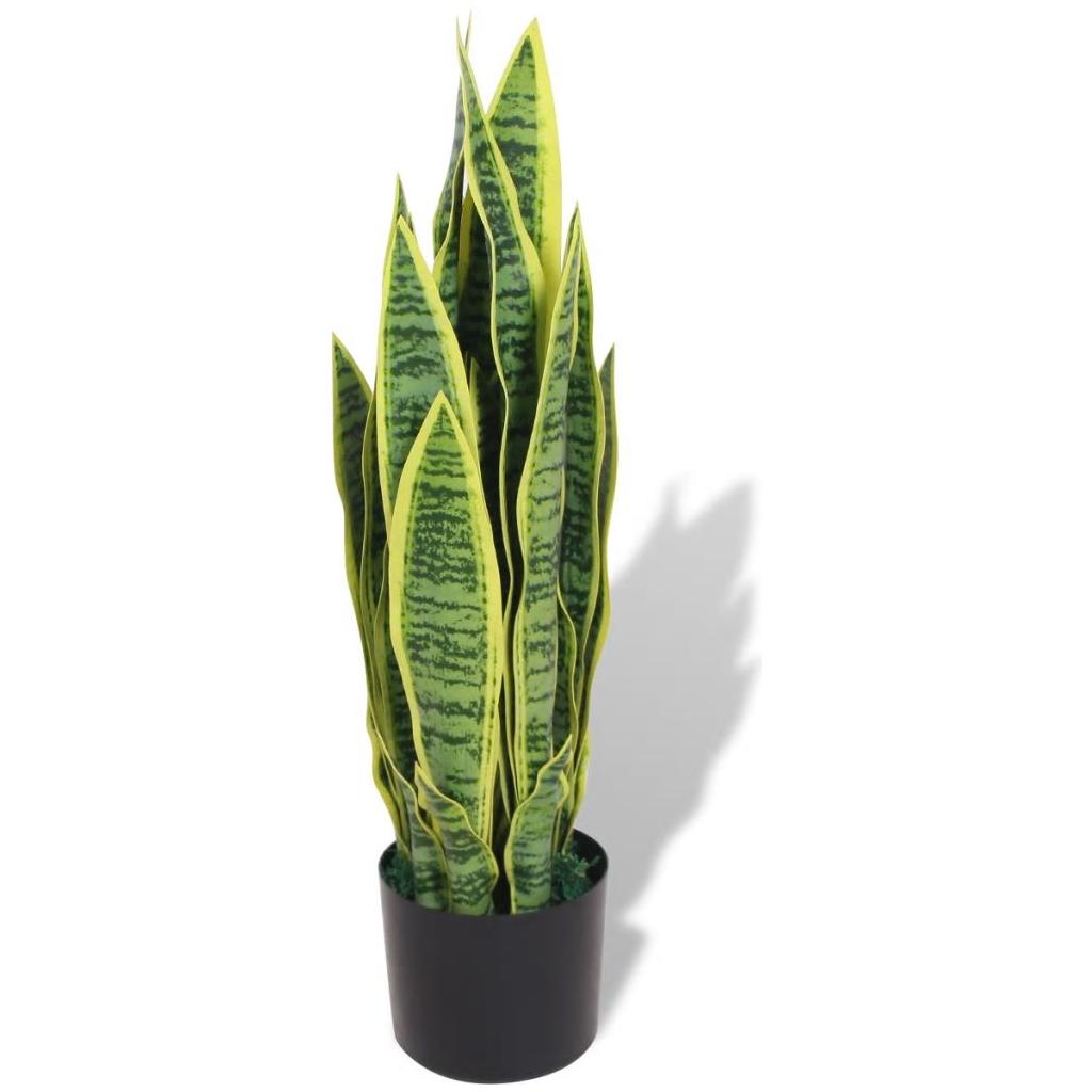Dirbtinis augalas - Sansevjera su vazonu, 65 cm, žalia