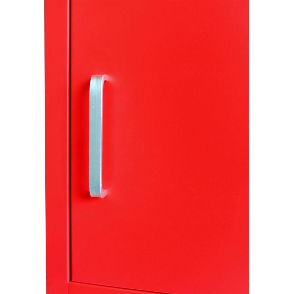 Naktinis staliukas, 35x35x51cm, raudonas