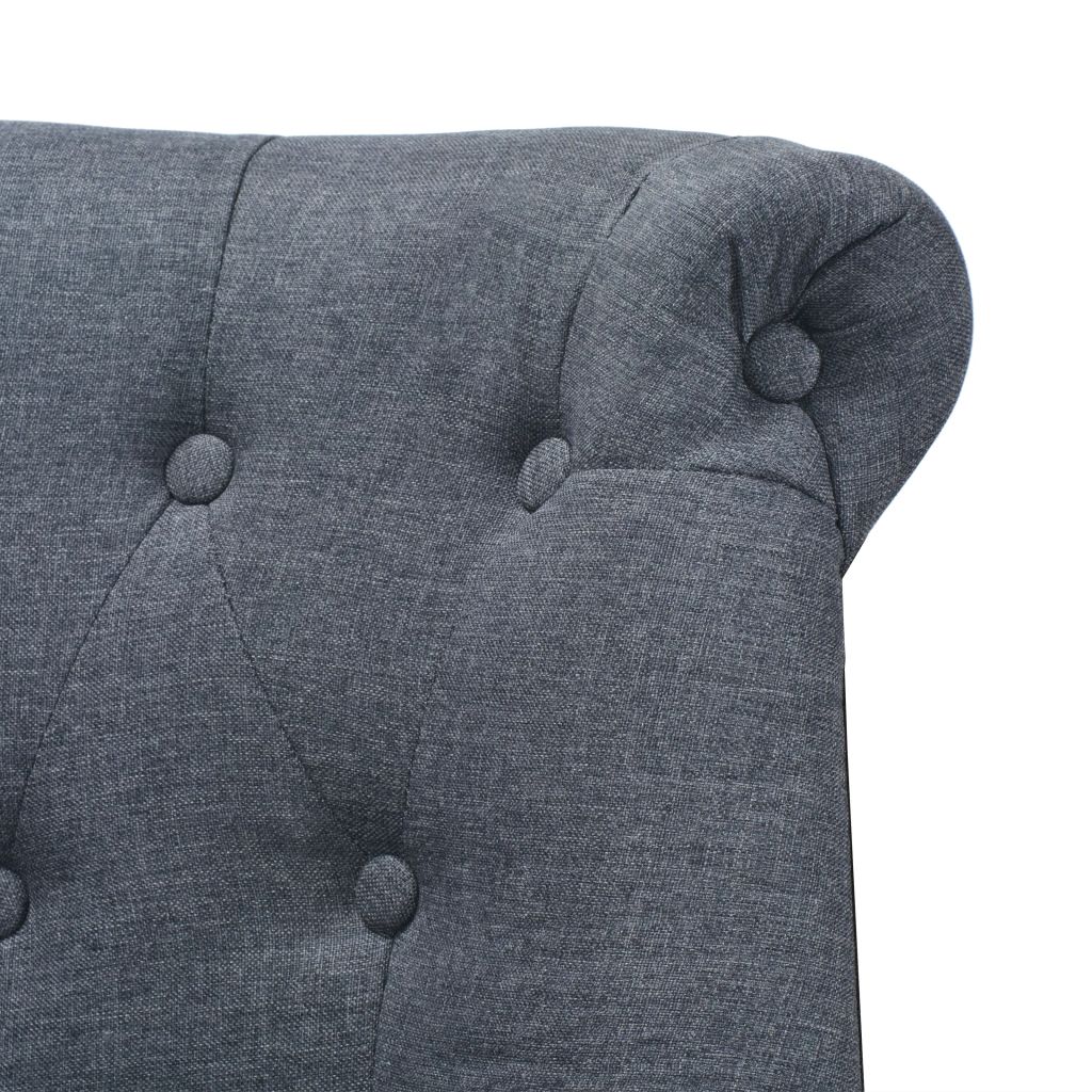 Sofa, audinys, 94x67x76cm, tamsiai pilkos spalvos
