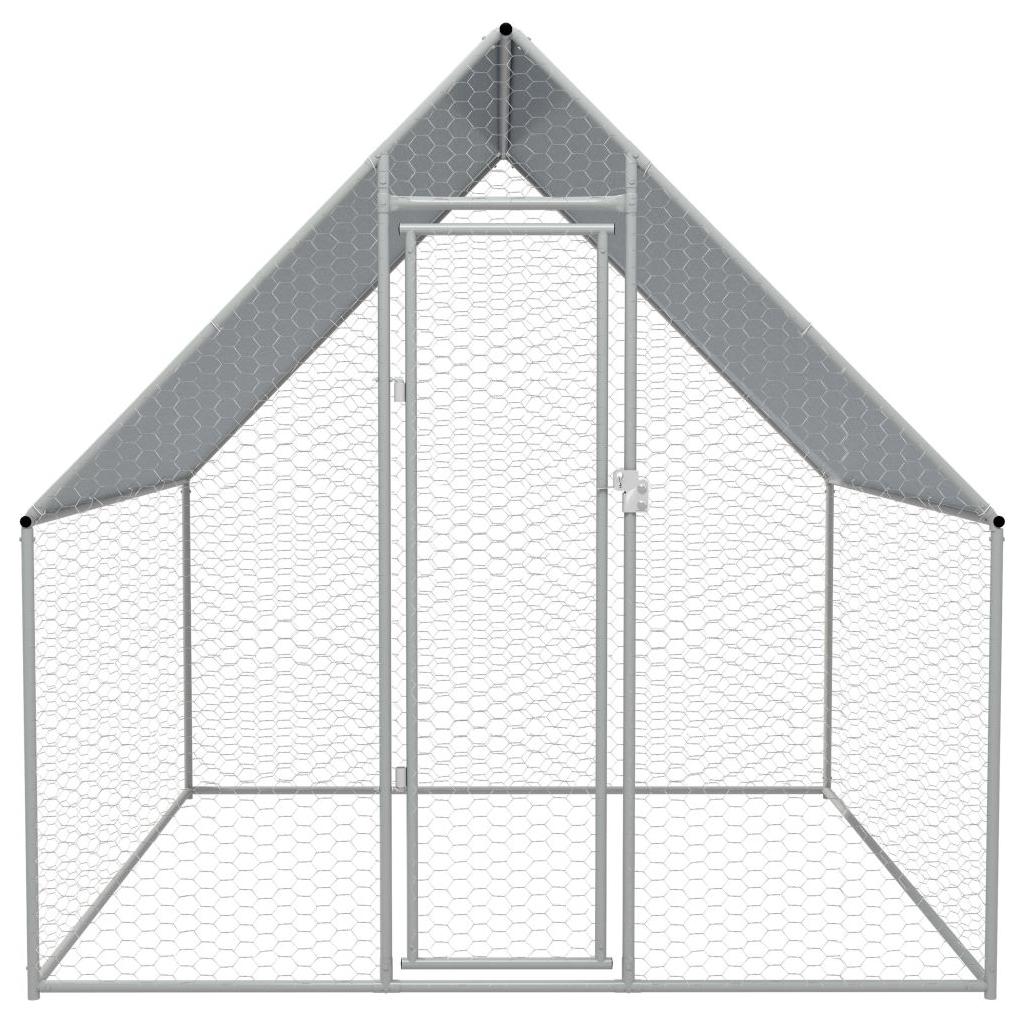 Lauko narvas viščiukams, cinkuotas plienas, 2x2x2 m
