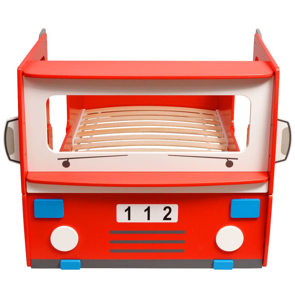 Vaikiška lova ugniagesių mašina su Memory čiužiniu, 200x90cm