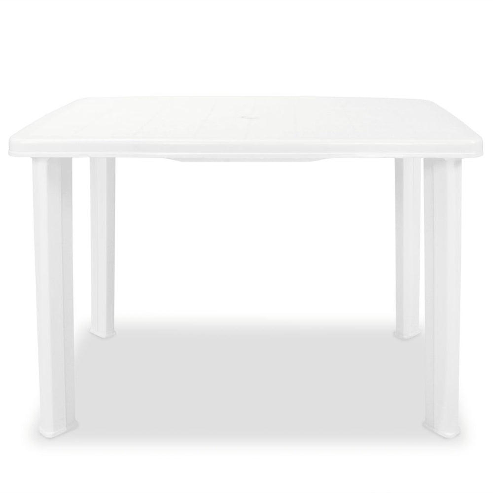 Sodo stalas, 101x68x72 cm, plastikas, baltas