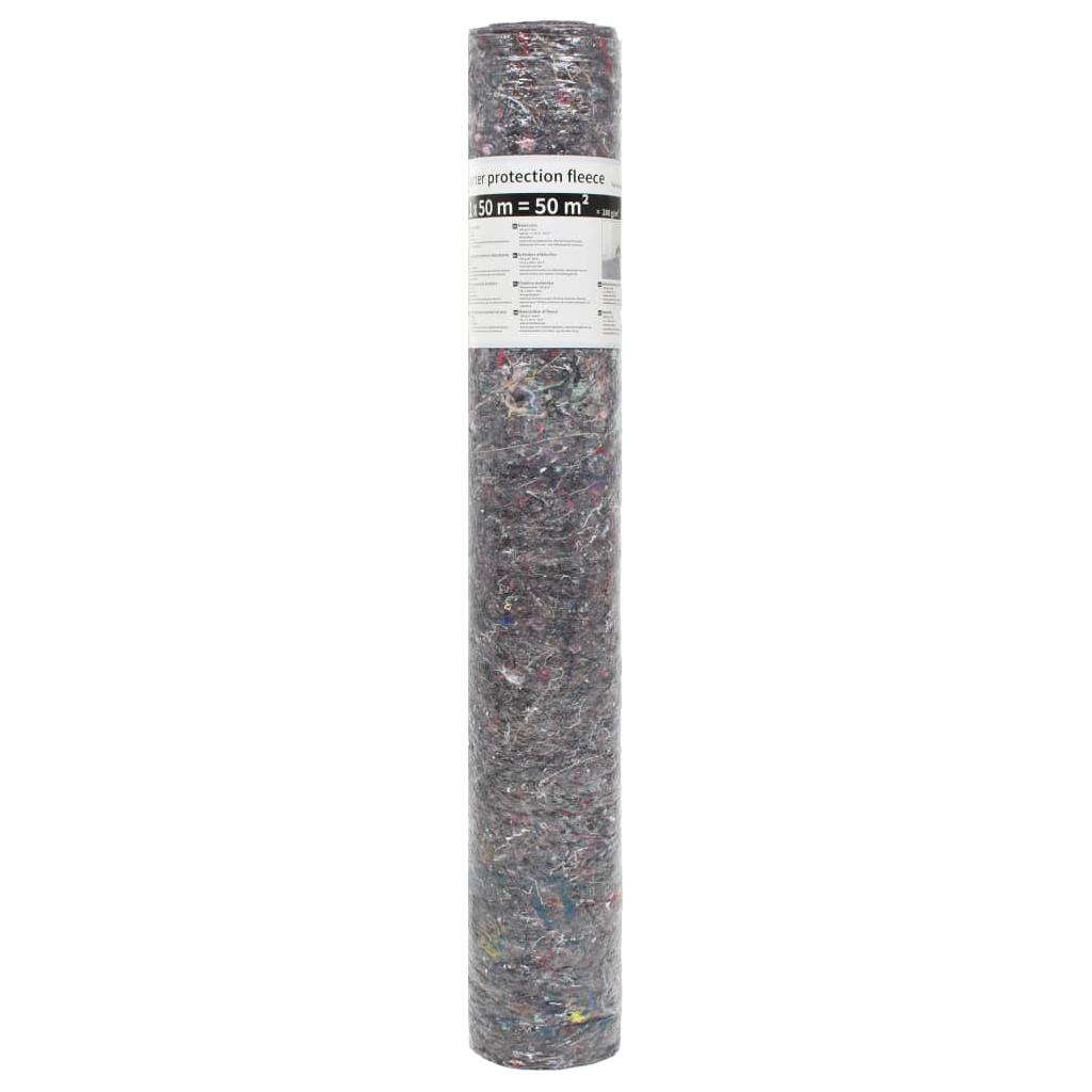 Neslyst. apsaug. kilim., dažymo d., vilna, 50m, 180g/m², pilkas