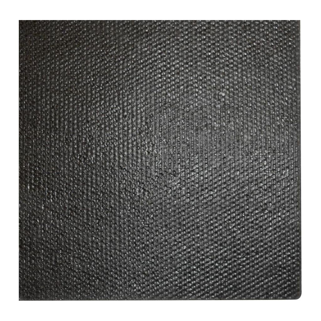 Durų kilimėlis, kokoso pluošt., 17 mm, 80x100 cm, juodas