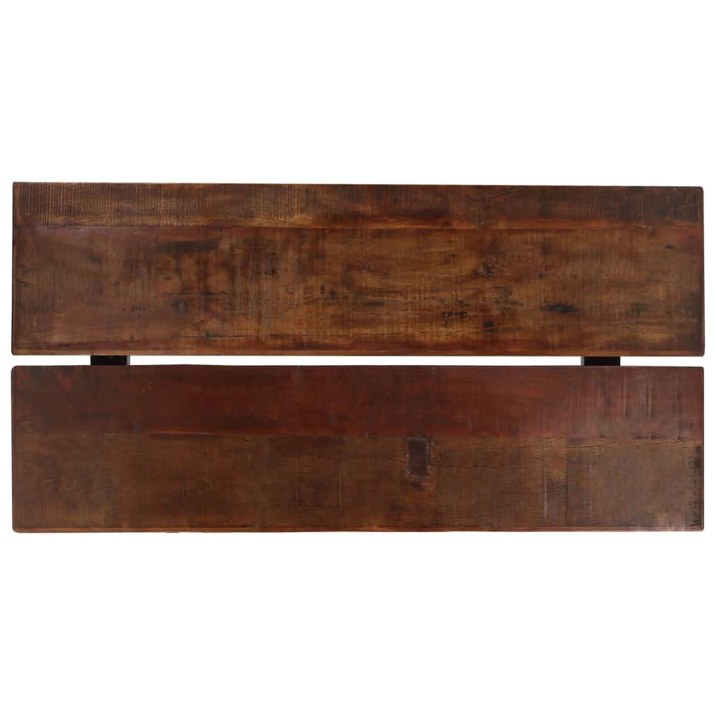 Baro stalas, perdirbta mediena, tams. rudos sp., 180x70x107cm