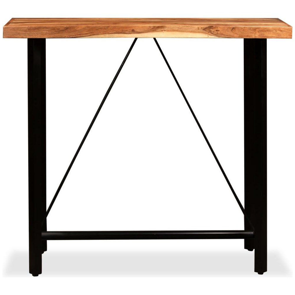 Baro stalas, masyvi rausv. dalbergijos mediena, 120x60x107 cm