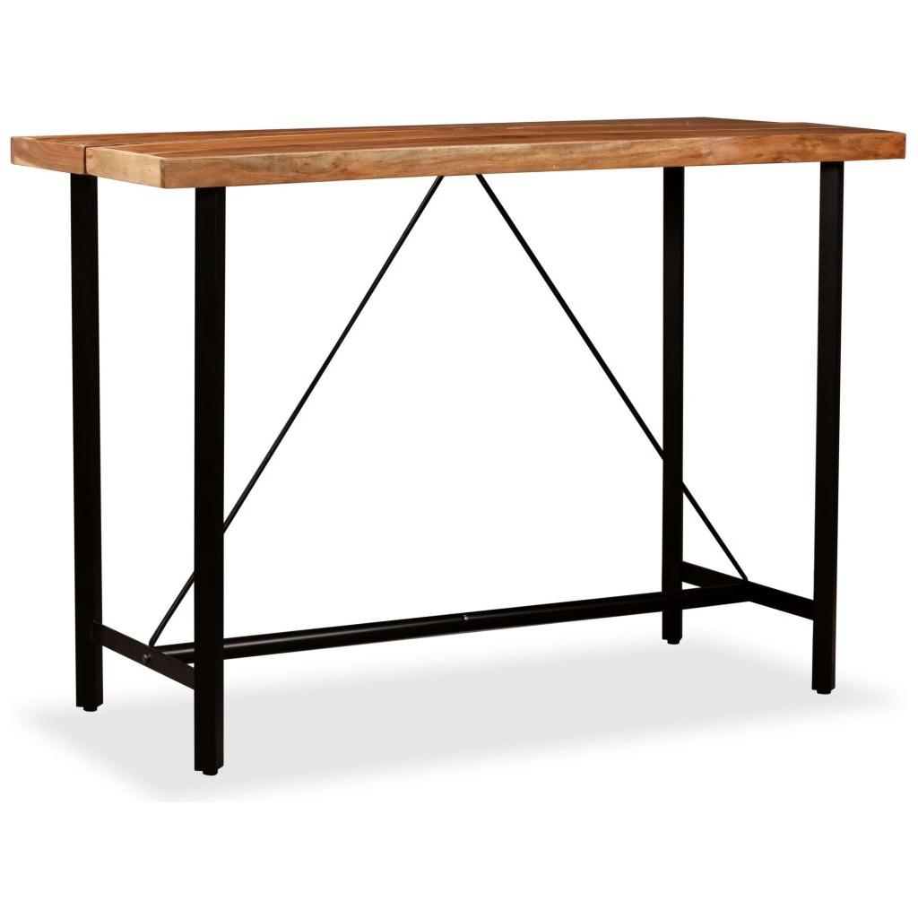 Baro stalas, rausv. dalbergijos mediena, 150x70x107 cm