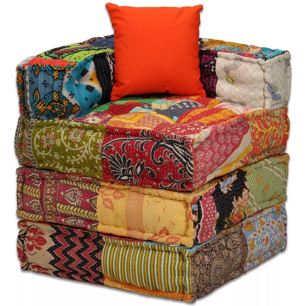 Dvivietė modulinė sofa lova, skiautinis dizainas