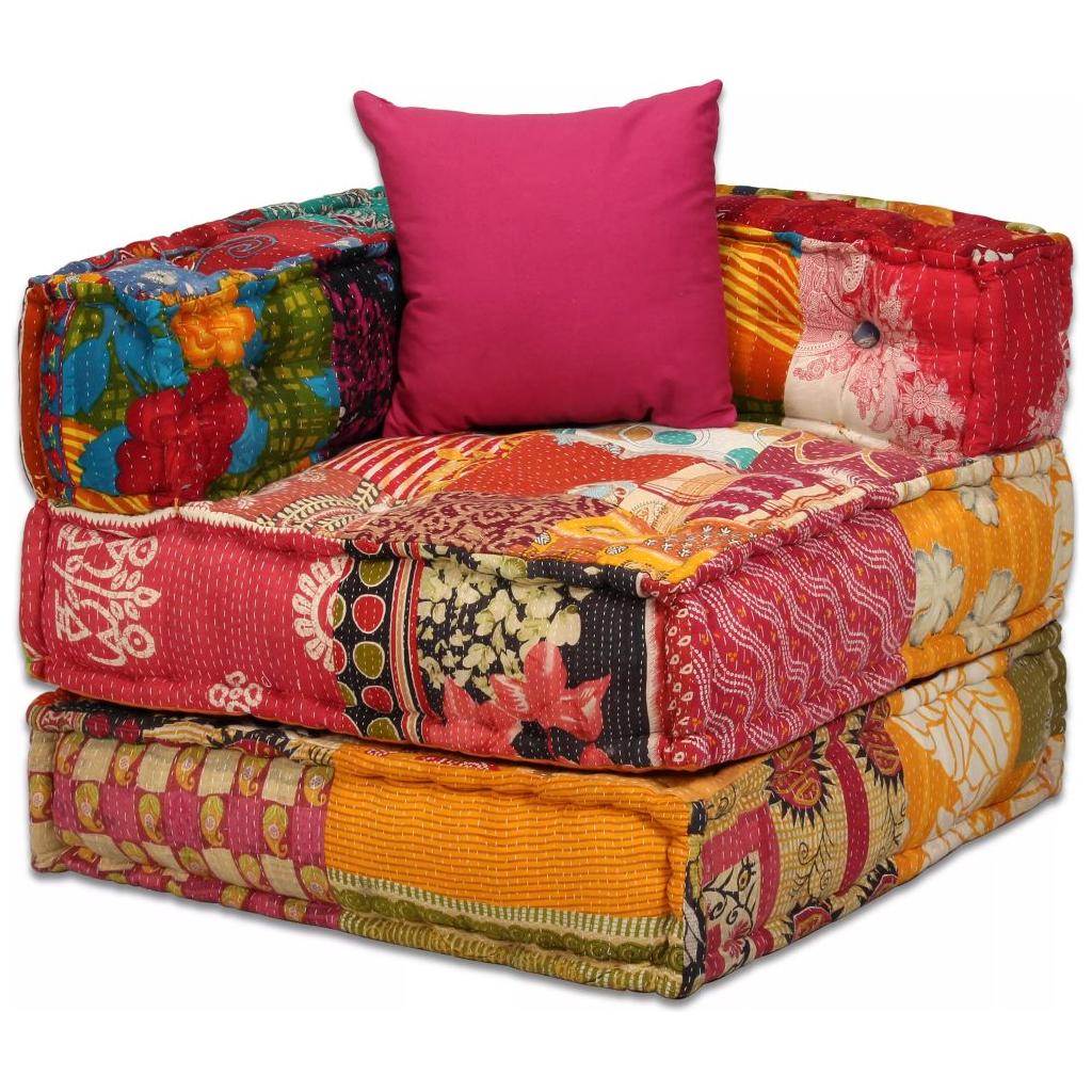 Dvivietė modulinė sofa lova, skiautinis dizainas