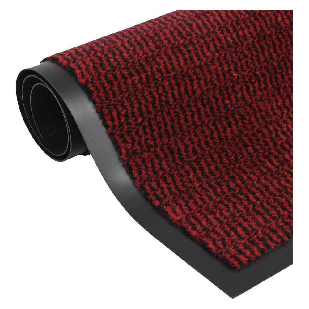 Durų kilimėlis, kvadratinis, dygsniuotas, 90x150cm, raudonas