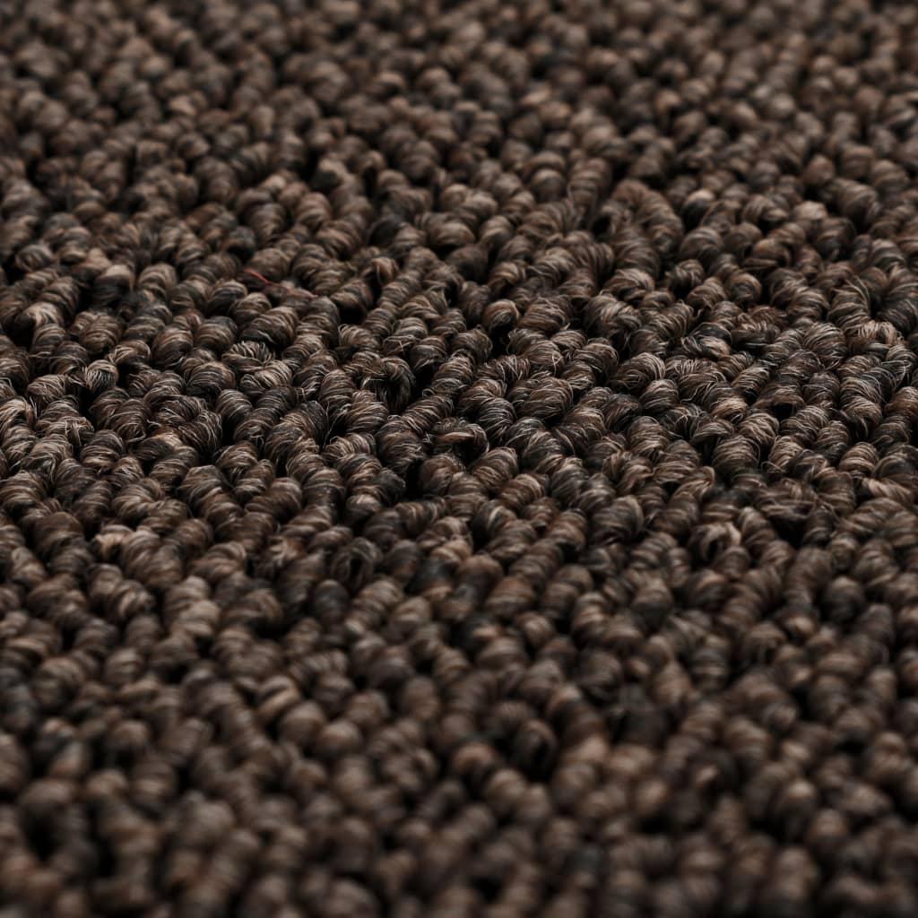 Dygsniuotas kilimėlis, 80x150cm, rudas