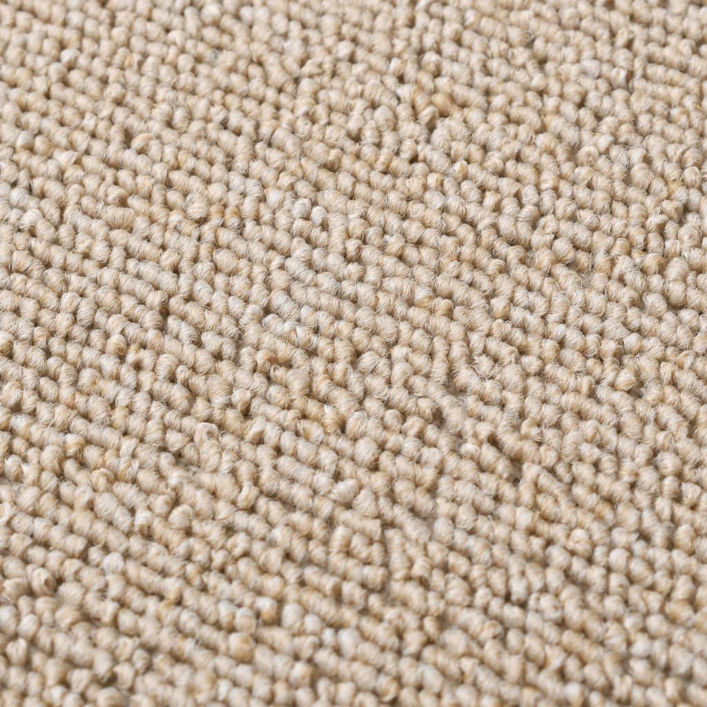 Dygsniuotas kilimėlis, 160x230cm, smėlio spalvos
