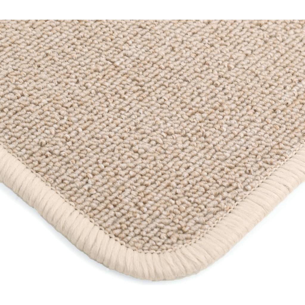 Dygsniuotas kilimėlis, 160x230cm, smėlio spalvos
