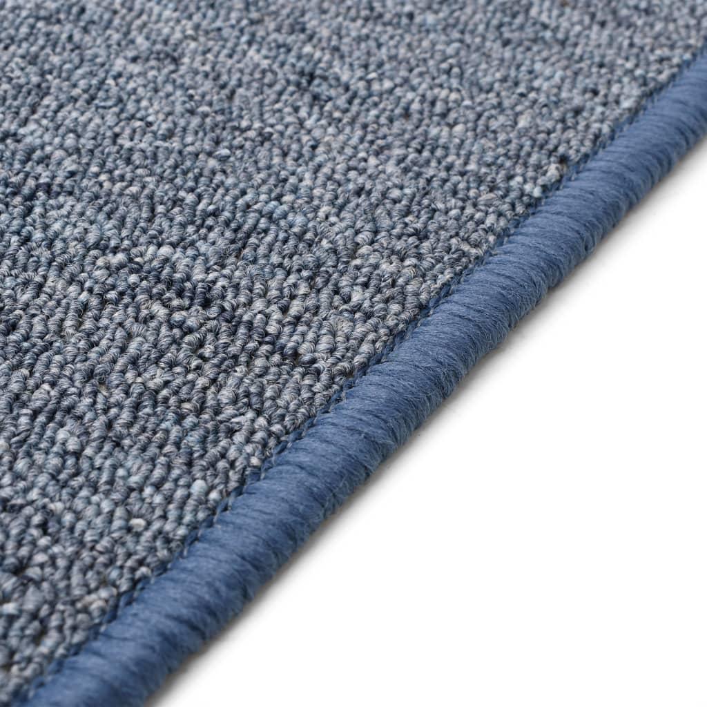 Dygsniuotas kilimėlis, 160x230cm, mėlynas