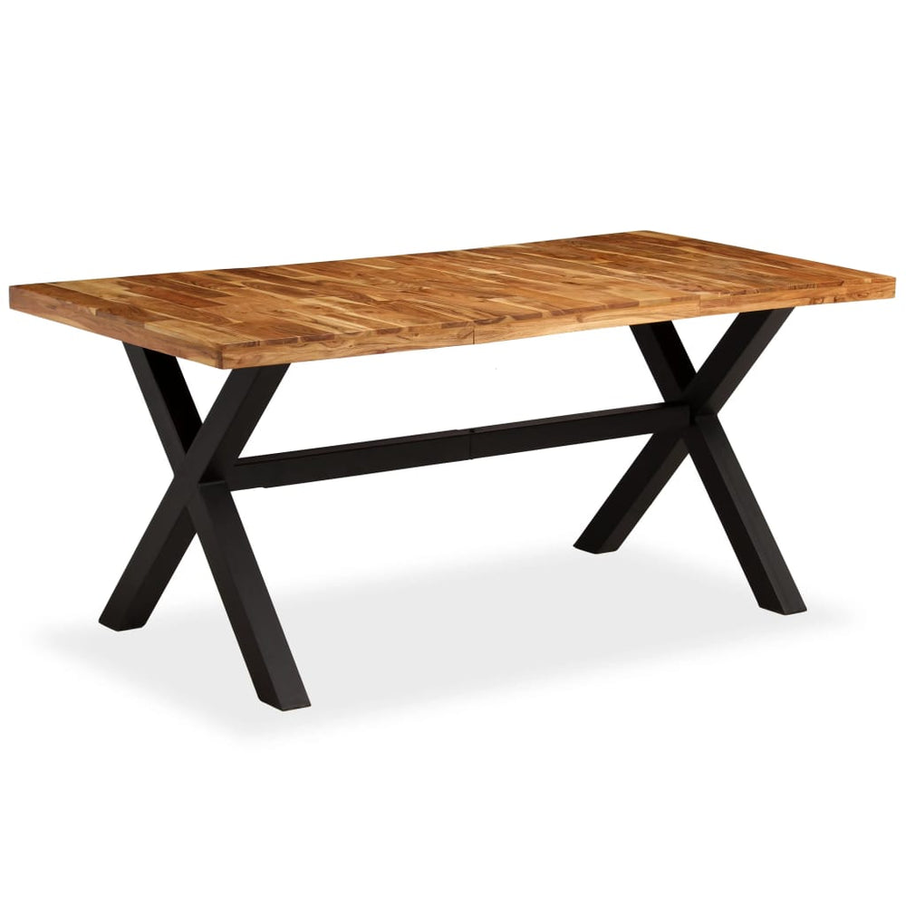 Valgomojo stalas, akacijos ir mango mediena, 180x90x76cm