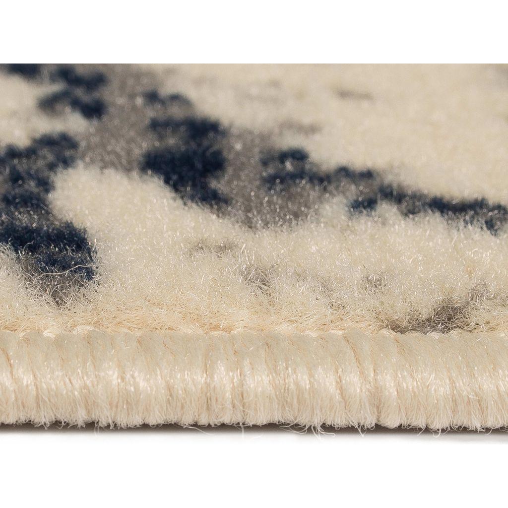 Modernus kilimas, gėlėtas diz., 180x280cm, smėlio sp./mėlynas