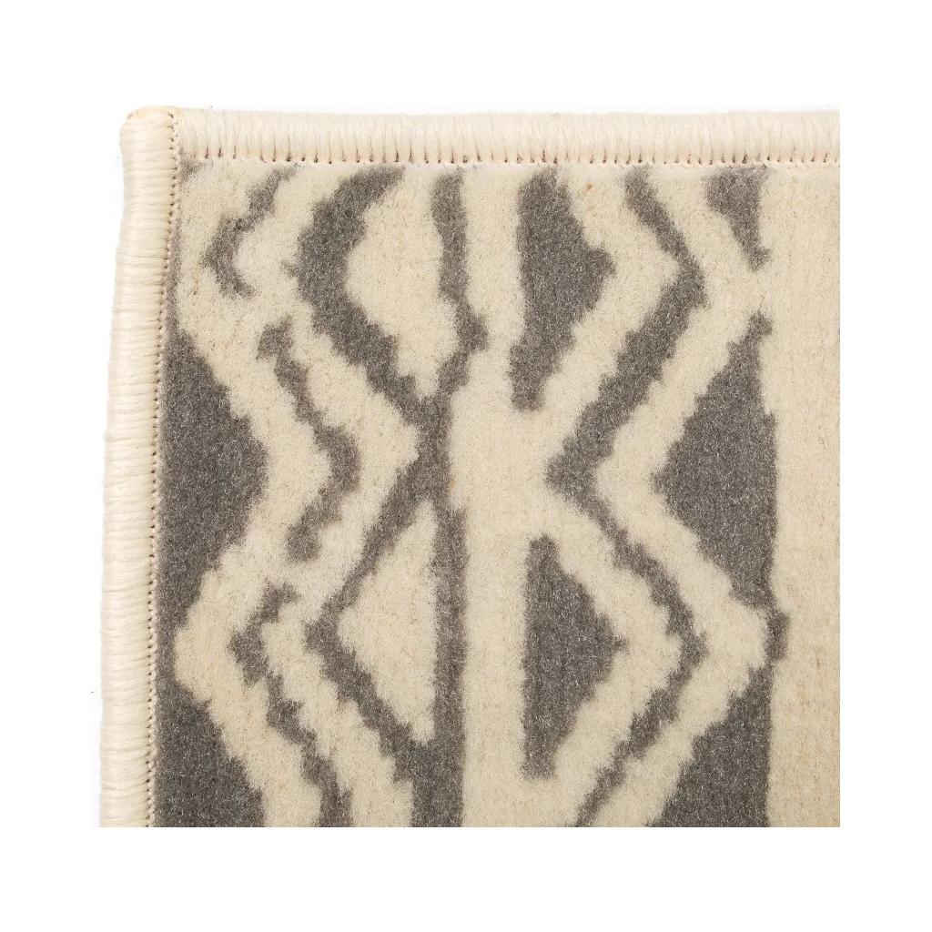Modernus kilimas, tradic. raštas, 180x280cm, smėlio/pilkas