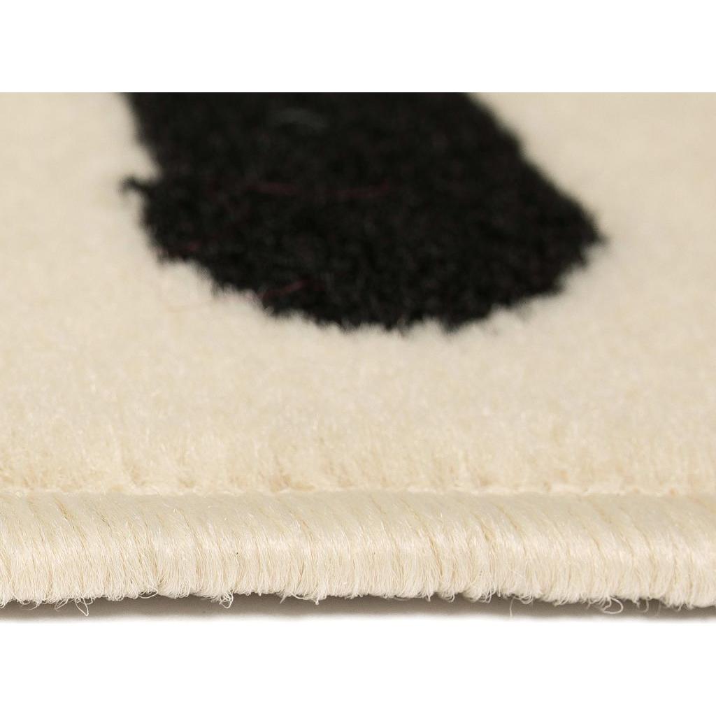 Modernus kilimas, zebro raštai, 180x280cm, smėlio/juodas