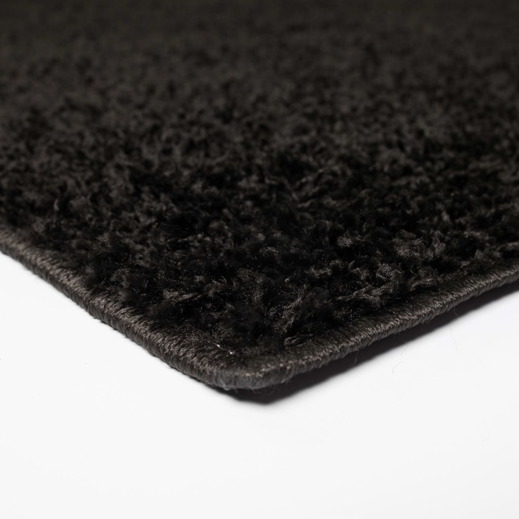 Shaggy tipo kilimėlis, 120x170 cm, juodas