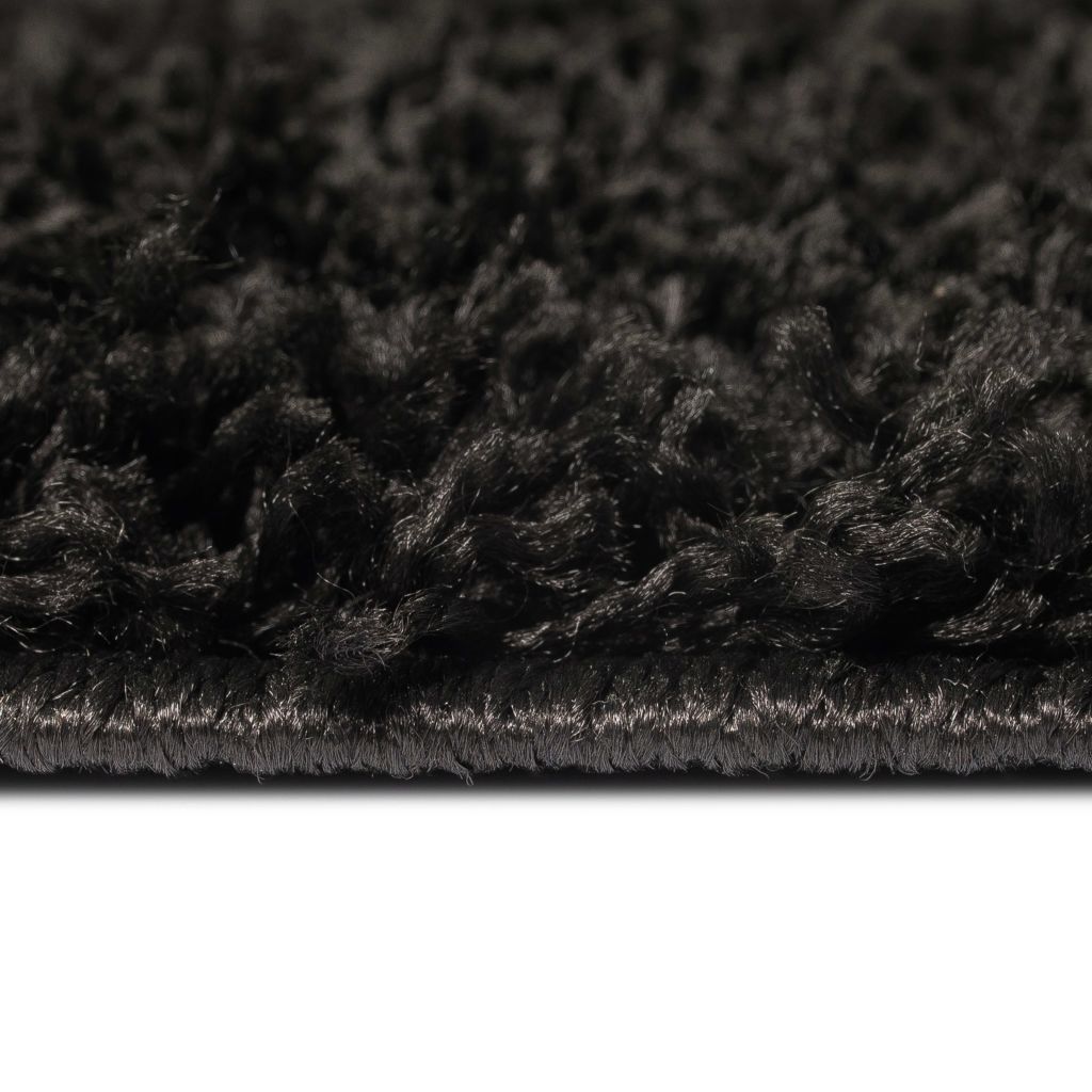 Shaggy tipo kilimėlis, 180x280 cm, juodas