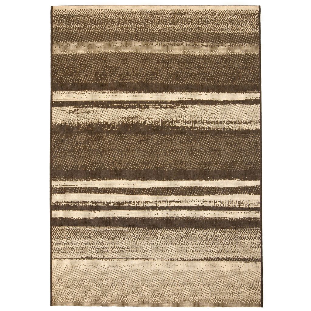Sizalio išvaizdos vidaus/lauko kilimas, 80x150cm, juost.