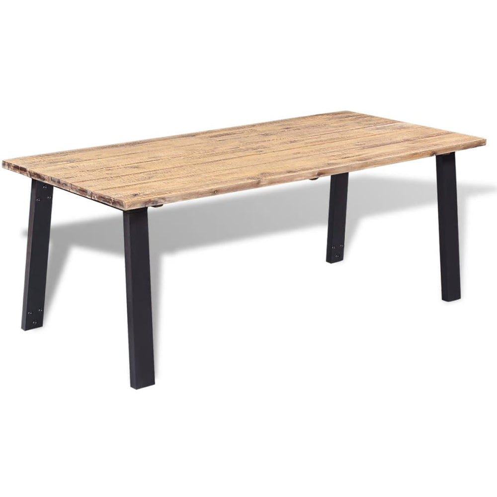 Valgomojo stalas, masyvi akacijos mediena, 170x90cm