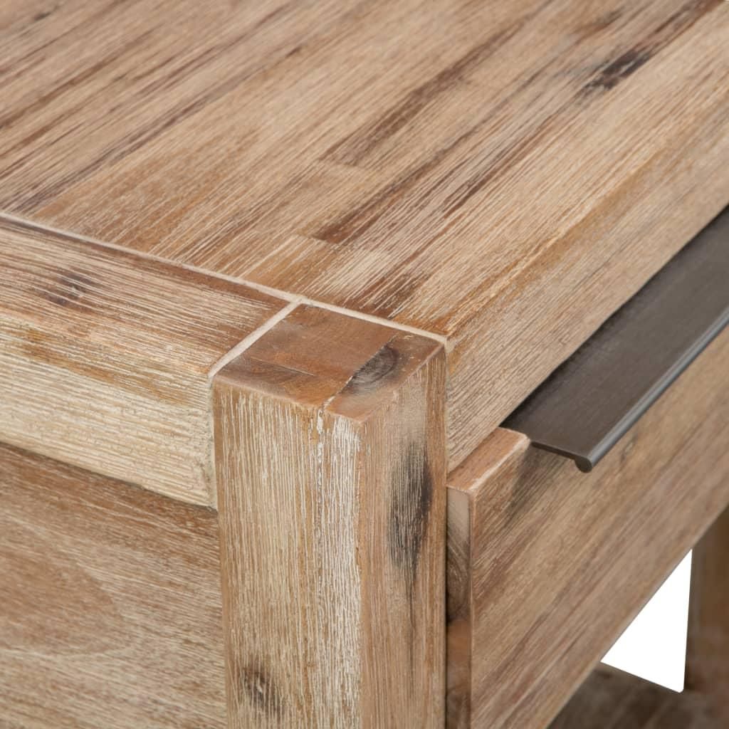 Naktinis staliukas su stalčiumi, 40x30x48cm, akacijos med. mas.