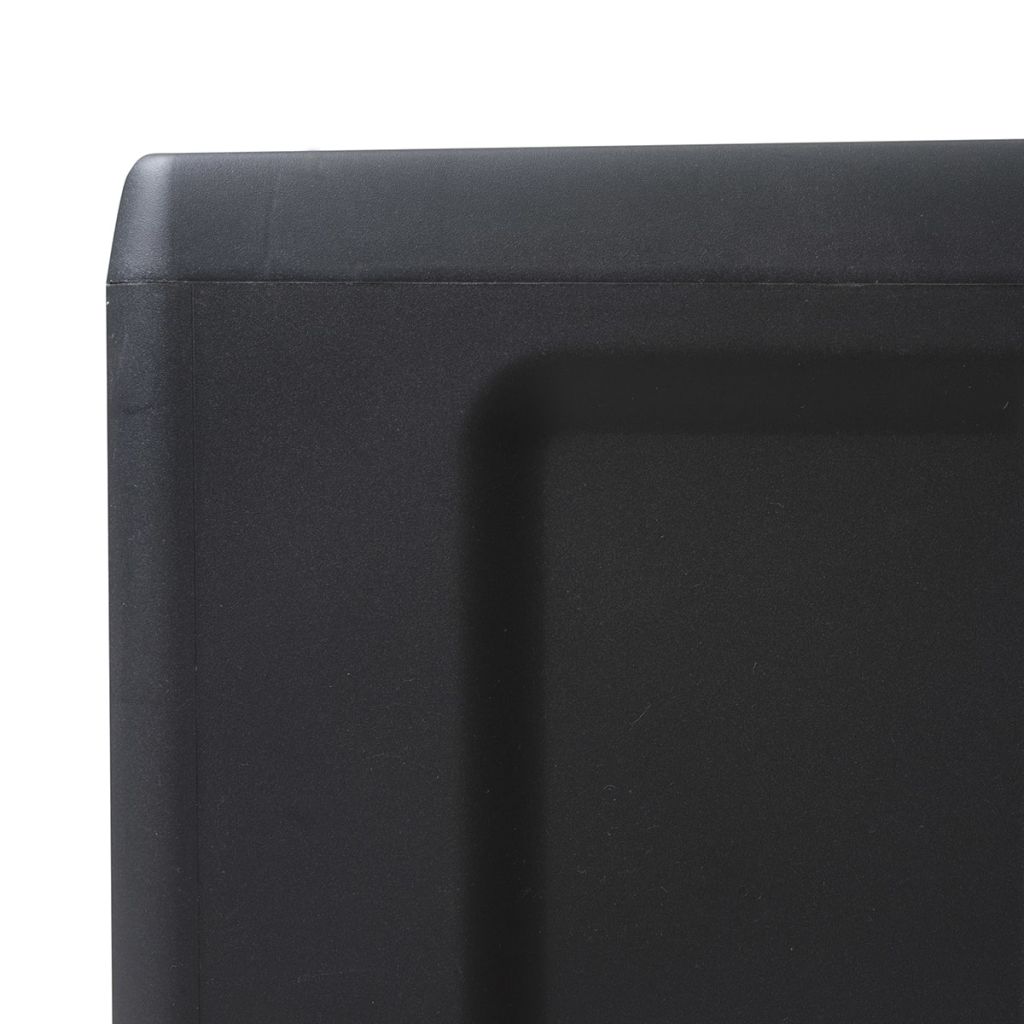 Sodo spintelė su 1 lentyna, juodos spalvos