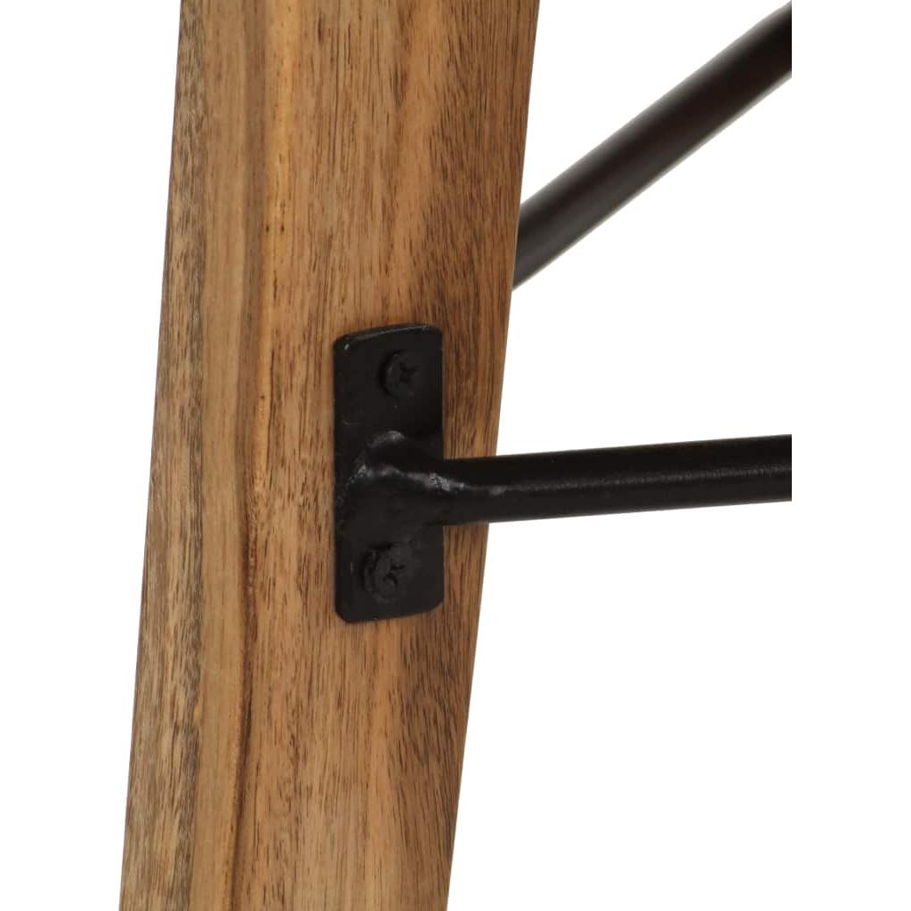 Baro kėdės, 2vnt., akacijos medienos masyvas, 30x(58-78)cm