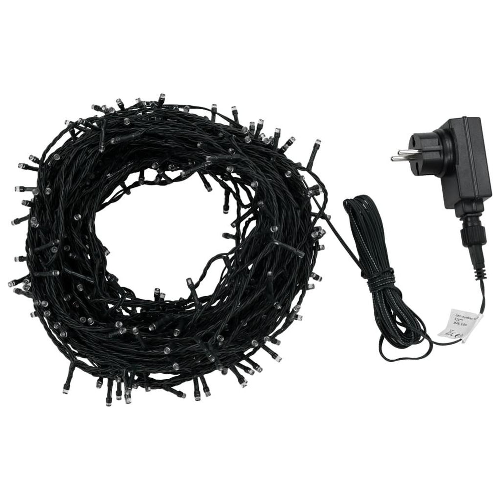 Girlianda, 1000 LED,vid./lauk., IP44, 100m, šilta balta sp.