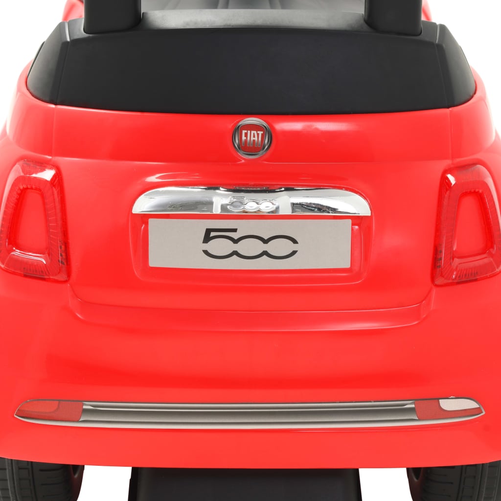 Vaikiškas automobilis Fiat 500, raudonas