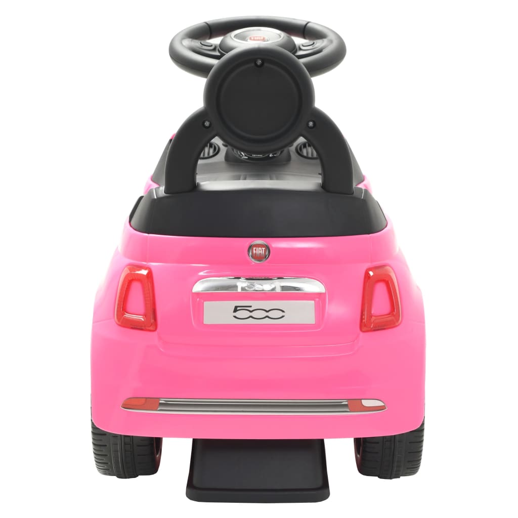 Vaikiškas automobilis Fiat 500, rožinis