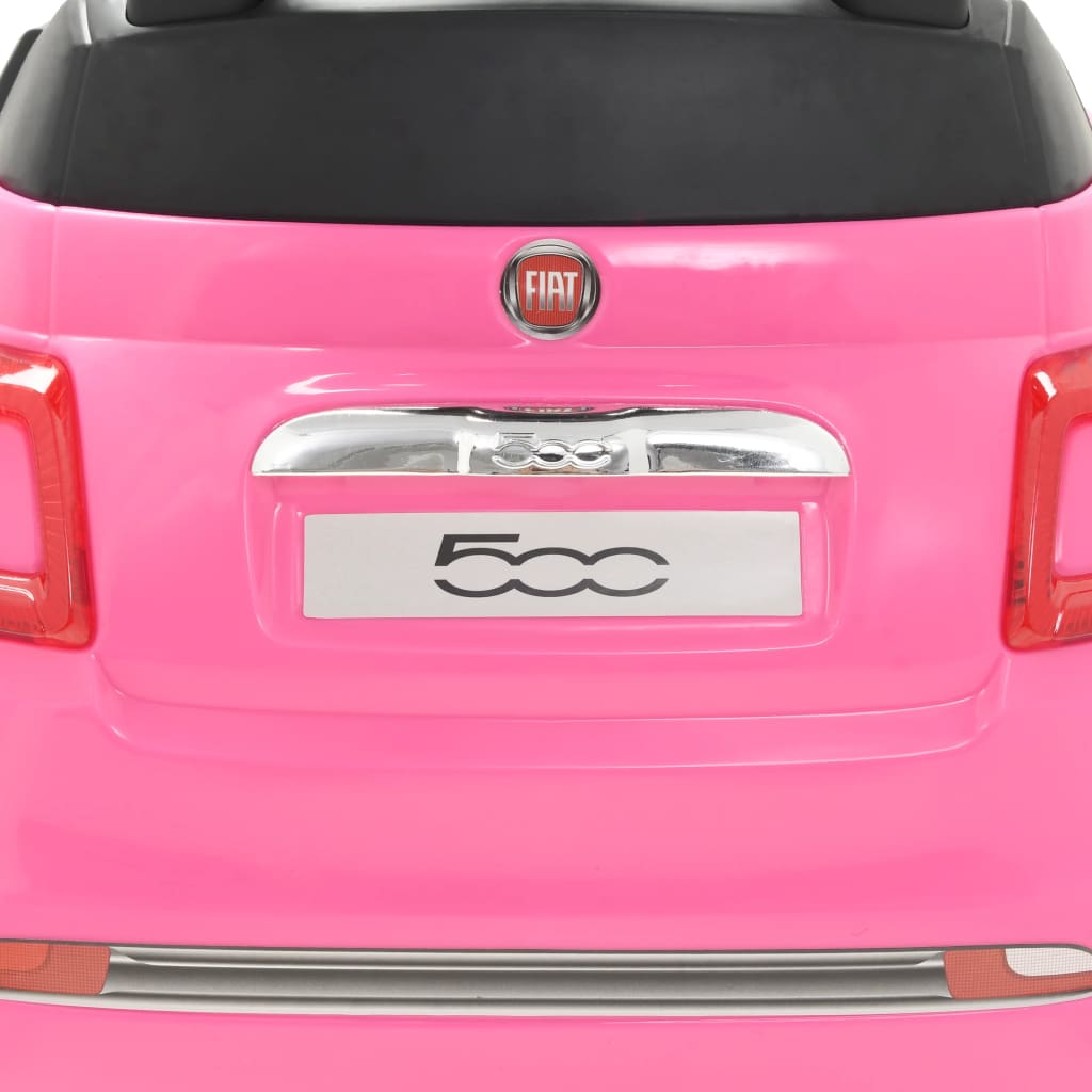 Vaikiškas automobilis Fiat 500, rožinis