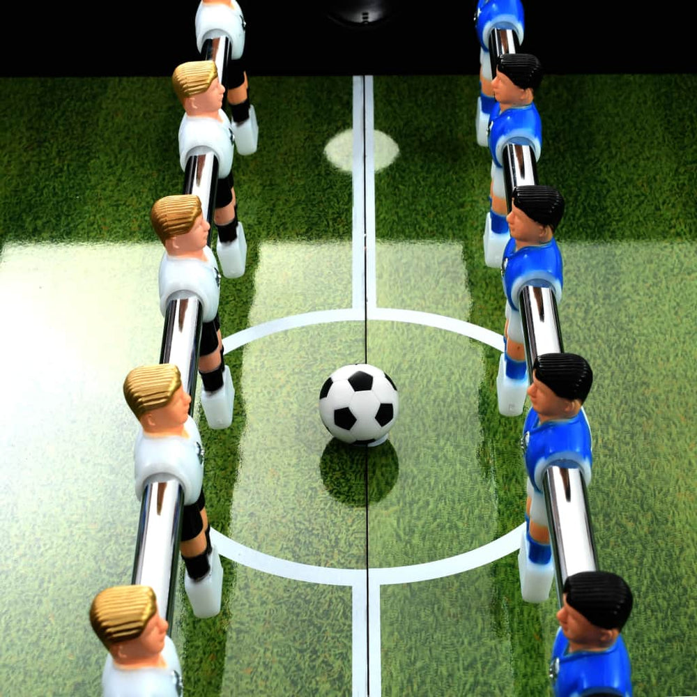 Stalo futbolo stalas, plienas, 60 kg, 140x74,5x87,5cm, juodas