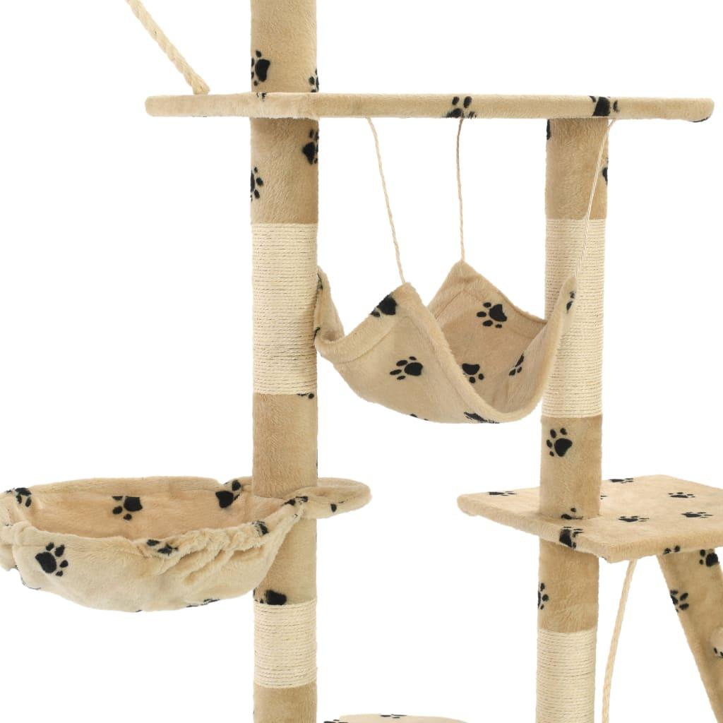 Draskyklė katėms su stov. iš sizal., 230-250cm, smėl. sp. pėd.