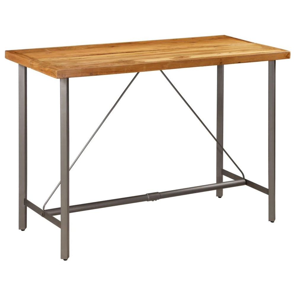 Baro stalas, perdirbtas tikmedis, 150x70x106cm