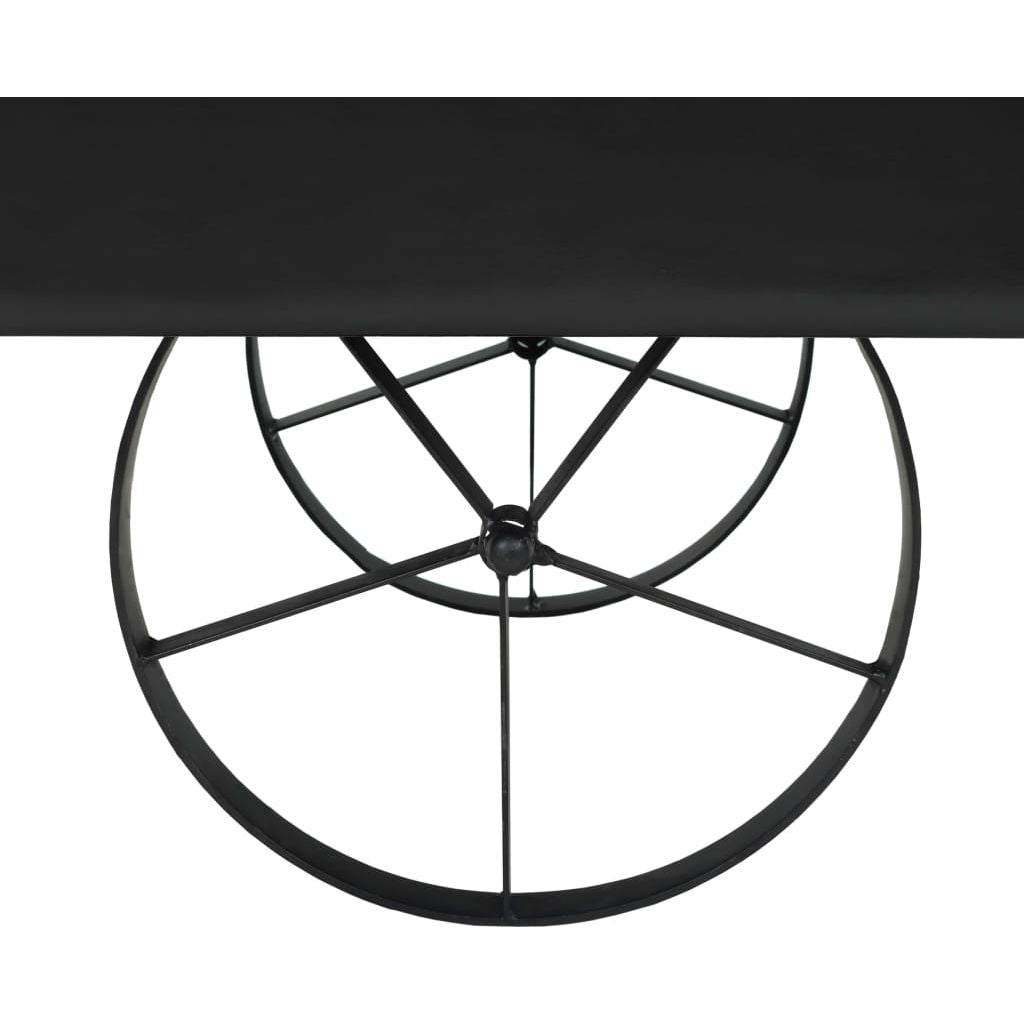 Kavos staliukas, MDF ir eglės mediena, 110x55x43 cm