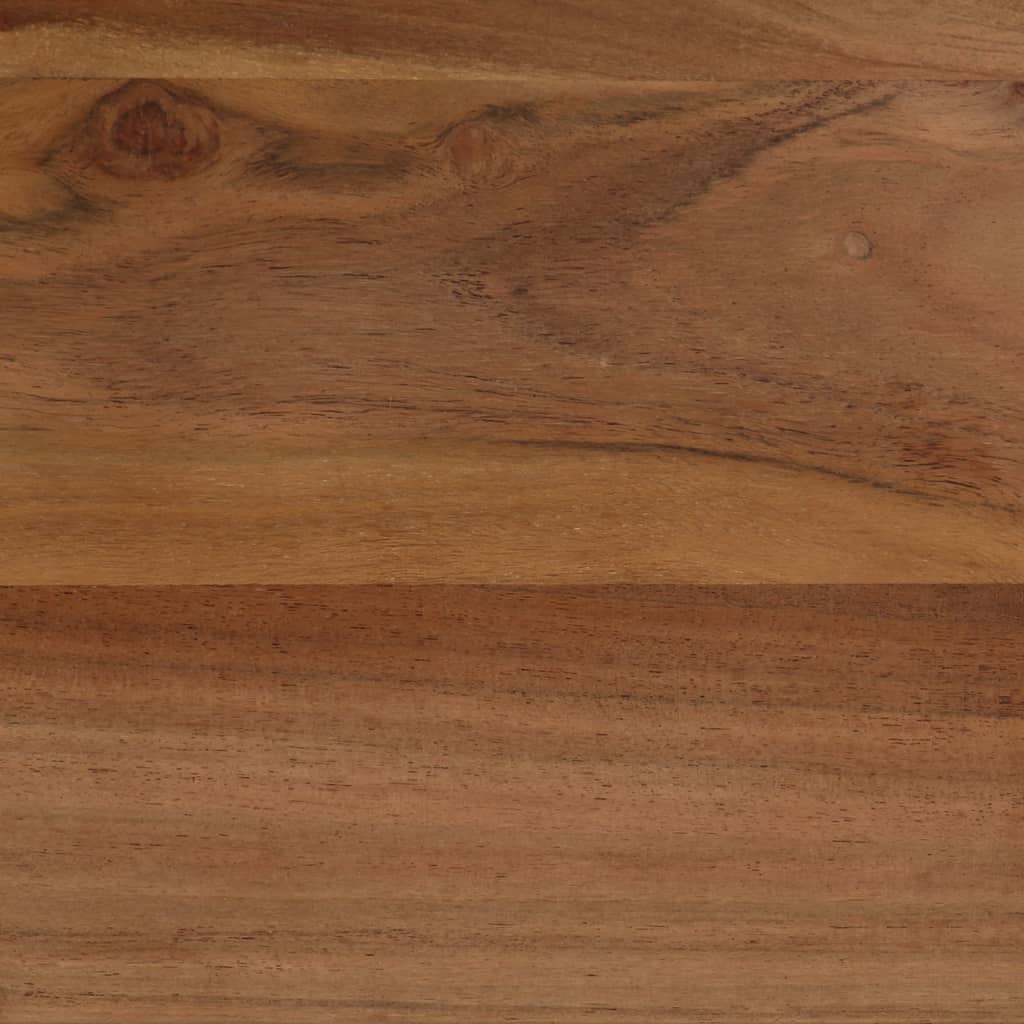 Valgomojo stalas, akacijos med. masyvas ir plienas, 120x60x76cm