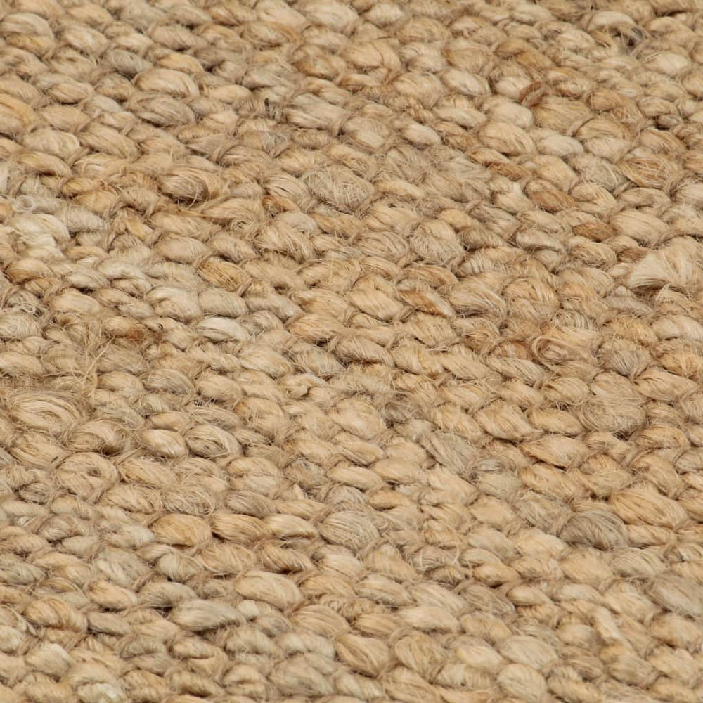 Rankomis austas kilimėlis, džiutas, 120x180cm, natūr. sp.