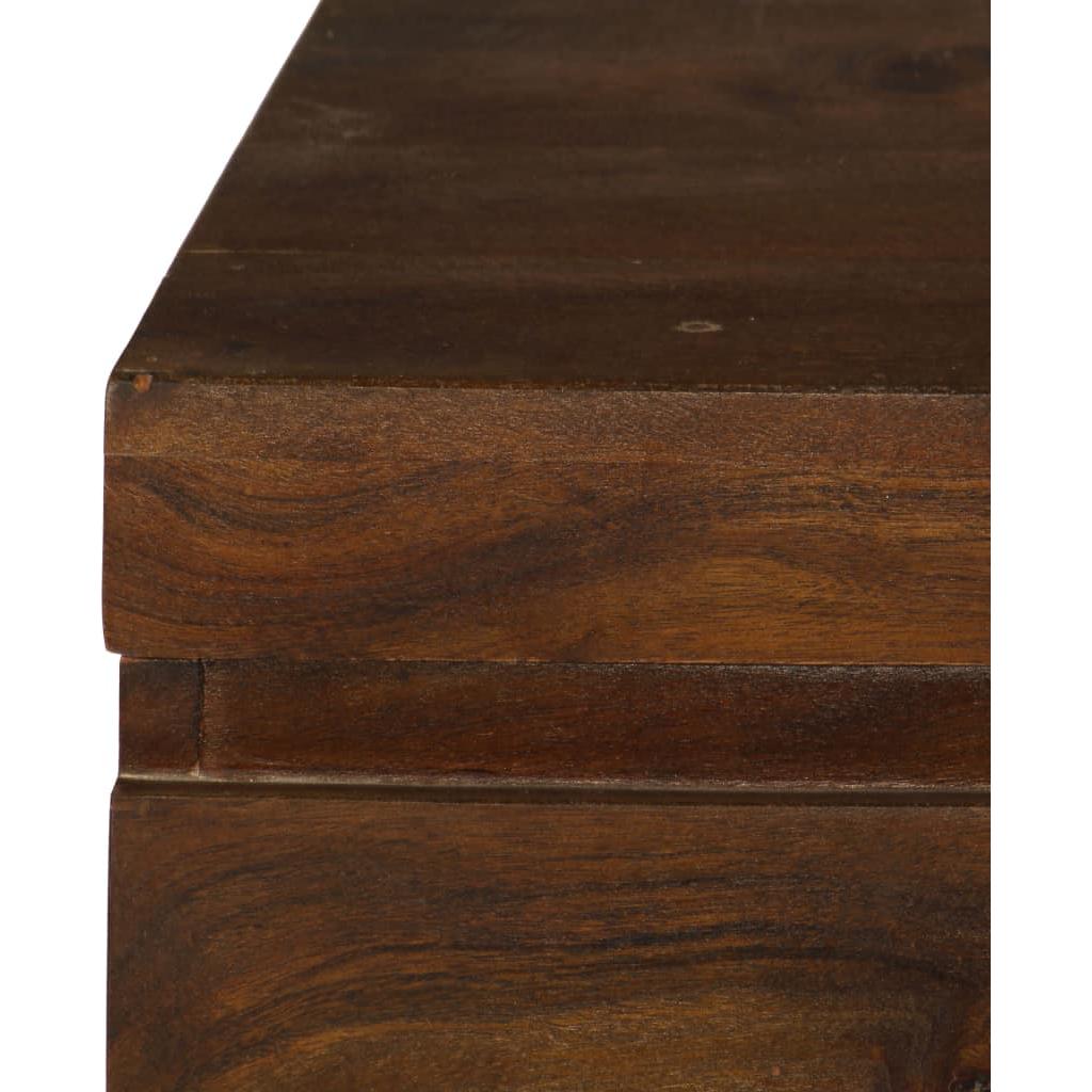 Daiktadėžė, akacijos medienos masyvas, 120x35x40cm, ruda