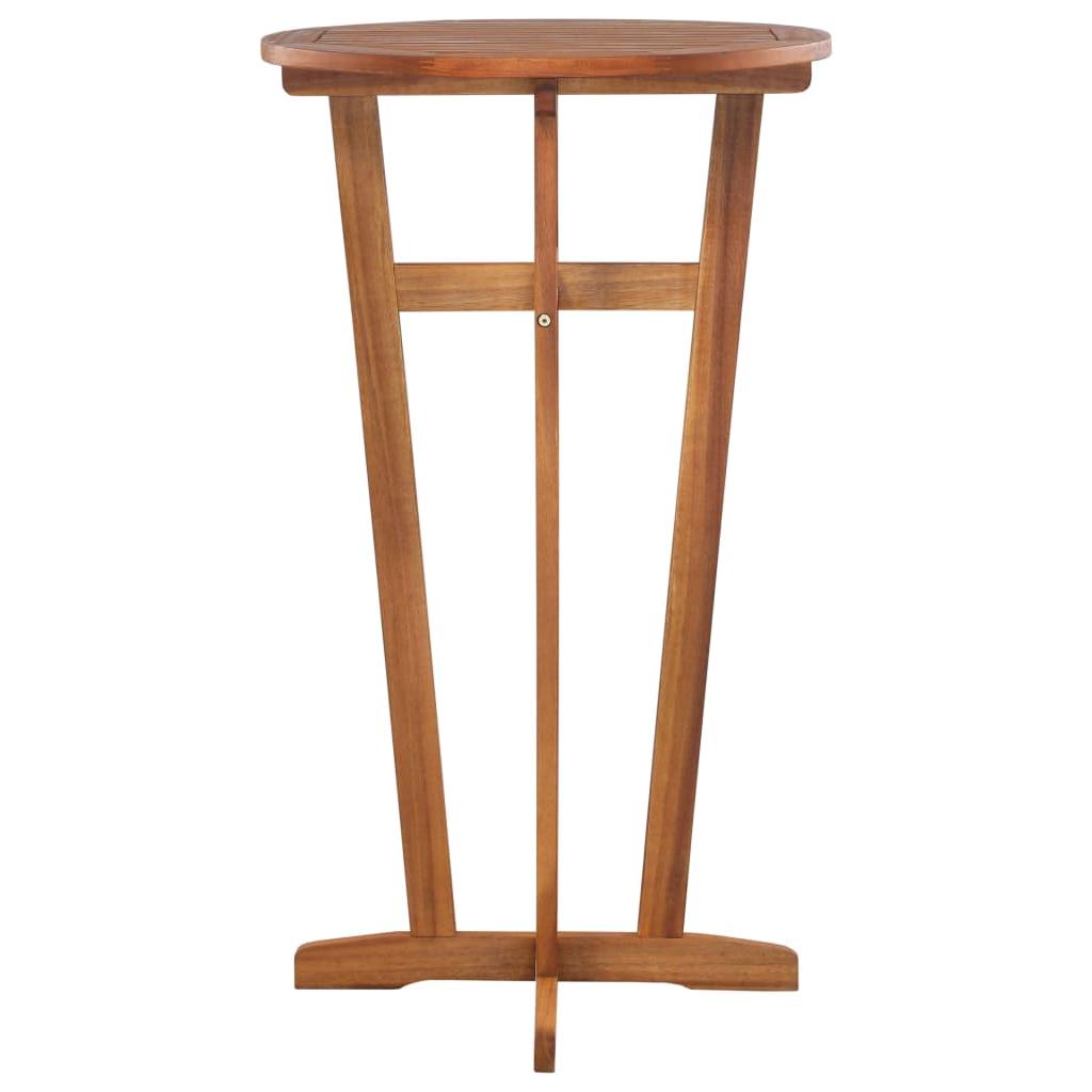 Baro stalas, akacijos medienos masyvas, 60x105cm
