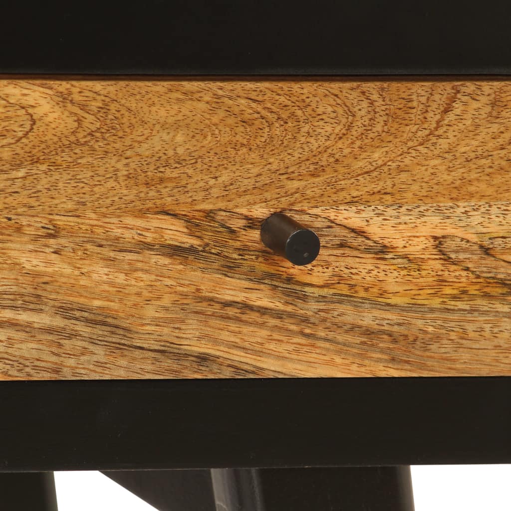 Rašomasis stalas, 120x40x76 cm, mango medienos masyvas
