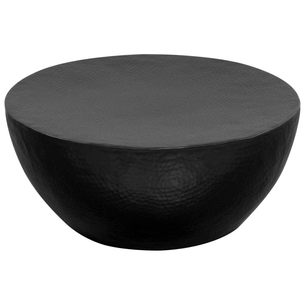 Kavos staliukas, juodos sp., 70x30cm, kaltas aliuminis
