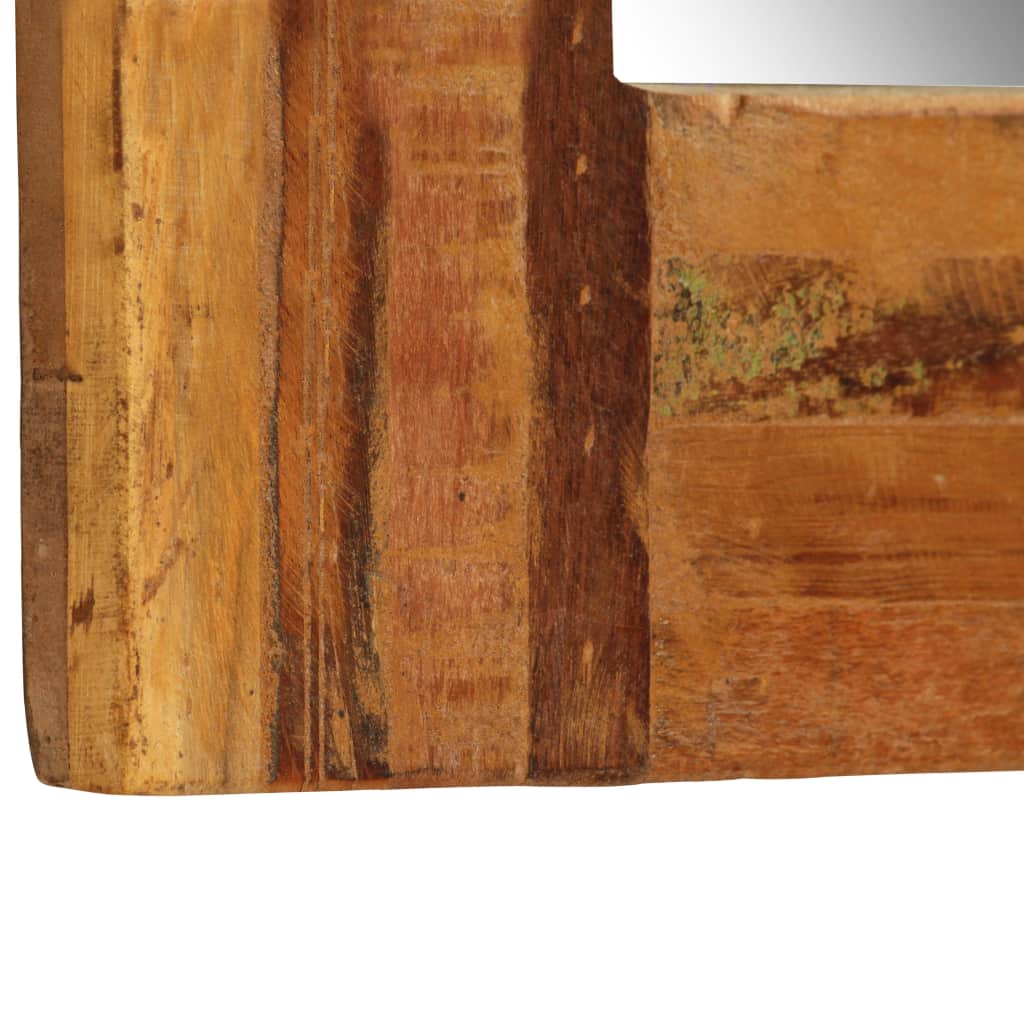 Sieninis veidrodis, perdirbtos medienos masyvas, 60x60cm