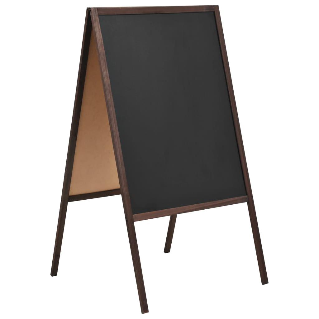 Dvipusė lenta, kedro mediena, laisvai pastatoma, 60x80cm