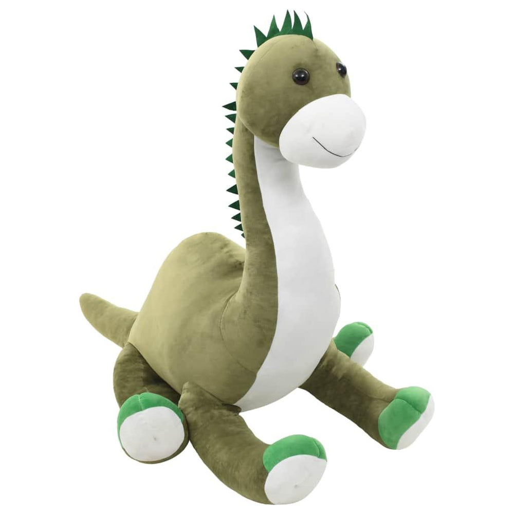 Minkštas žaislinis dinozauras-Brontozauras, žalias, pliušinis