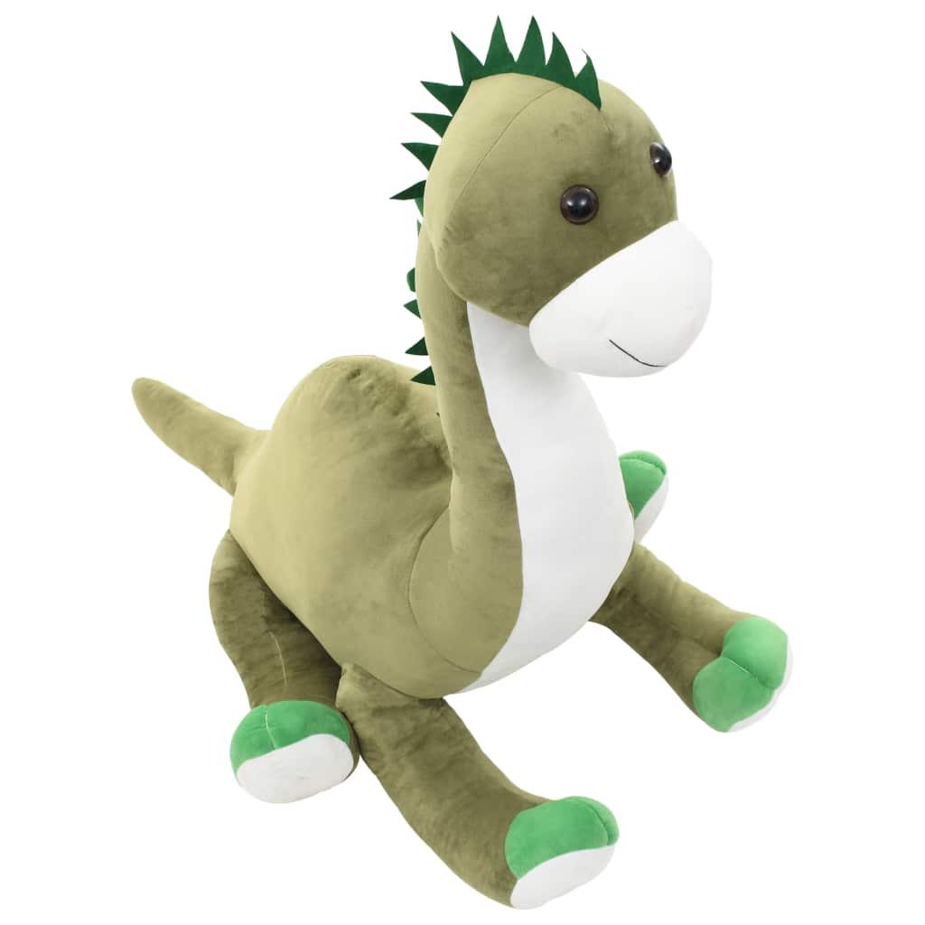 Minkštas žaislinis dinozauras-Brontozauras, žalias, pliušinis